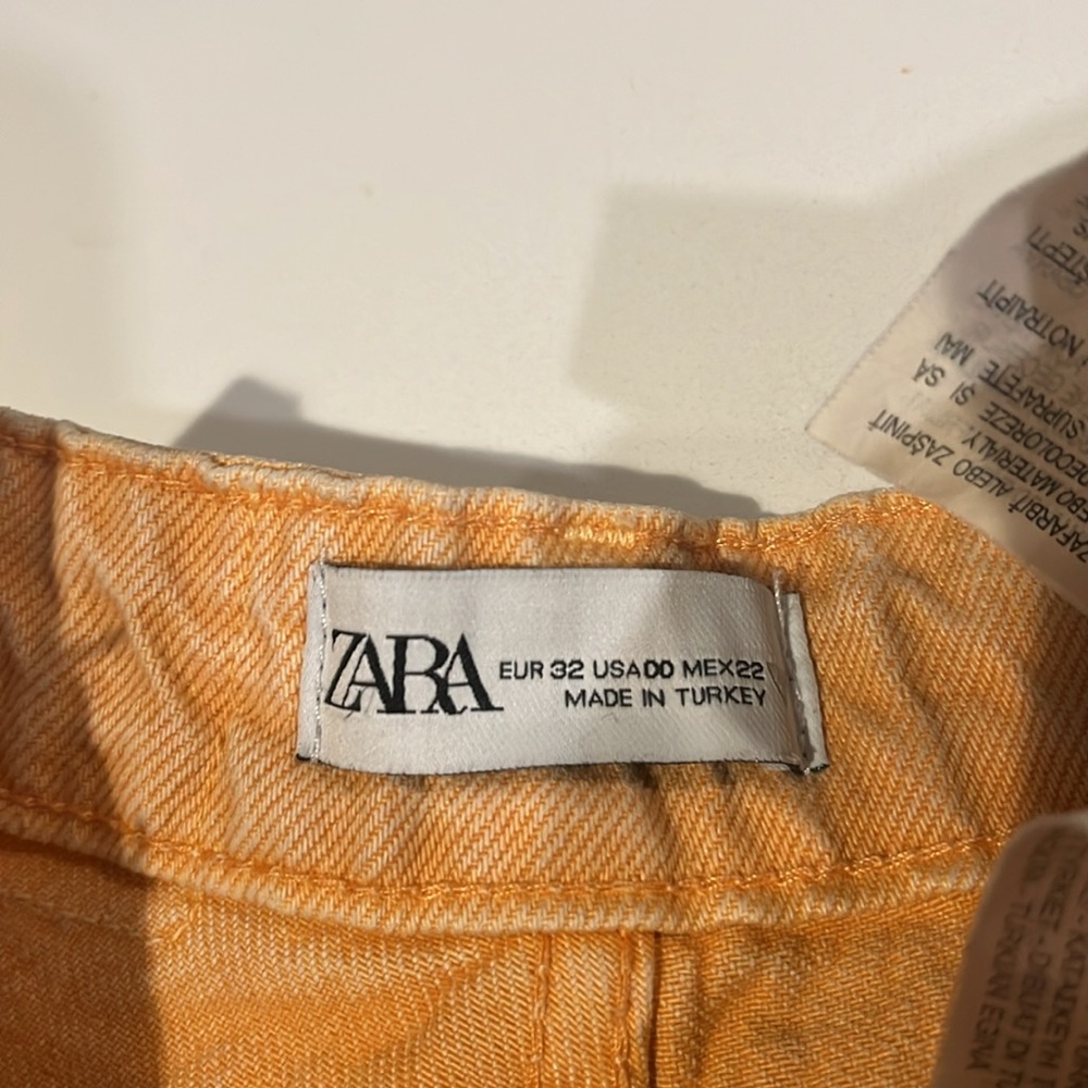 Zara Stone washes sherbet orange jeans - Picture 4 of 5